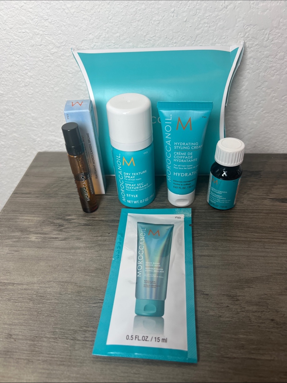 Moroccanoil Styling Creme, Dry Texture, Shine  Gloss & Light Bundle